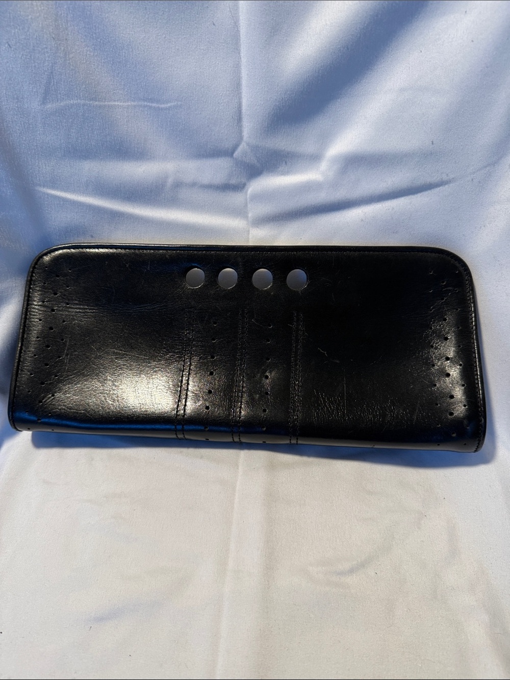 1990’s Banana Republic Black Leather Clutch Wristlet